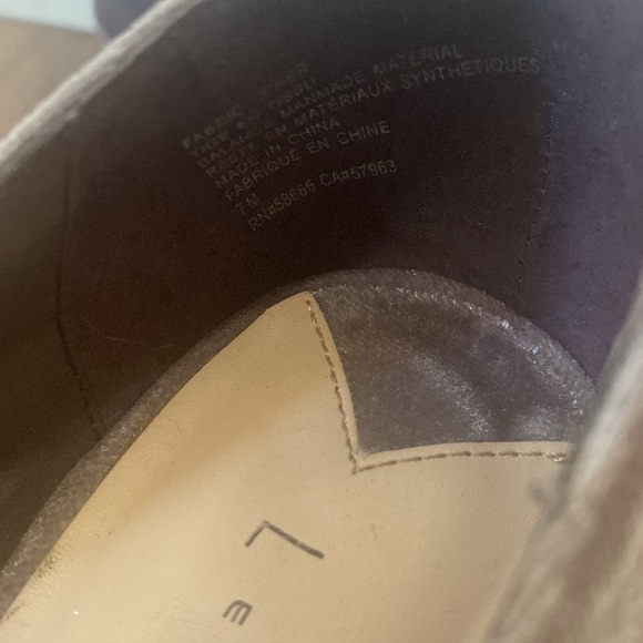 Velvet chunky heel - Picture 3 of 3